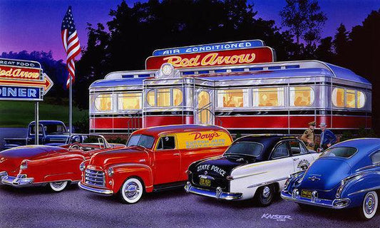 60's Diner - Full Drill 5D DIY Diamond Painting Kits - Diamond Art Dezigns