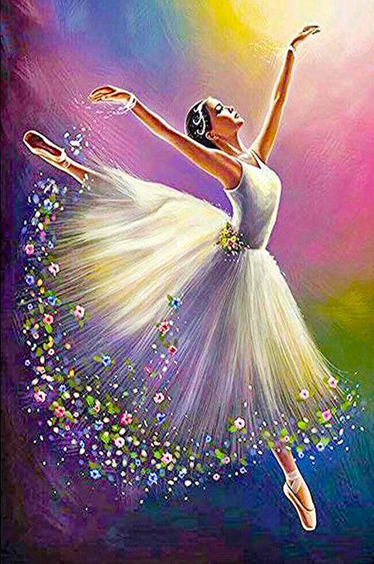 Ballerina Flower - Full Drill 5D DIY Diamond Painting Kits - Diamond Art Dezigns