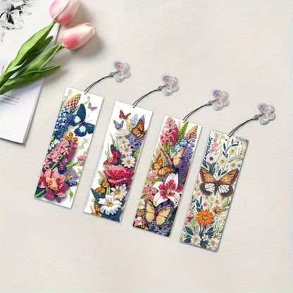 Bookmark x 4 Butterflies