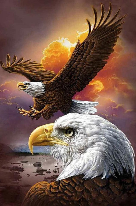 Eagle - Full Drill 5D DIY Diamond Painting Kits - Diamond Art Dezigns