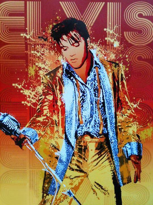 Elvis Gold - Full Drill 5D DIY Diamond Painting Kits - Diamond Art Dezigns