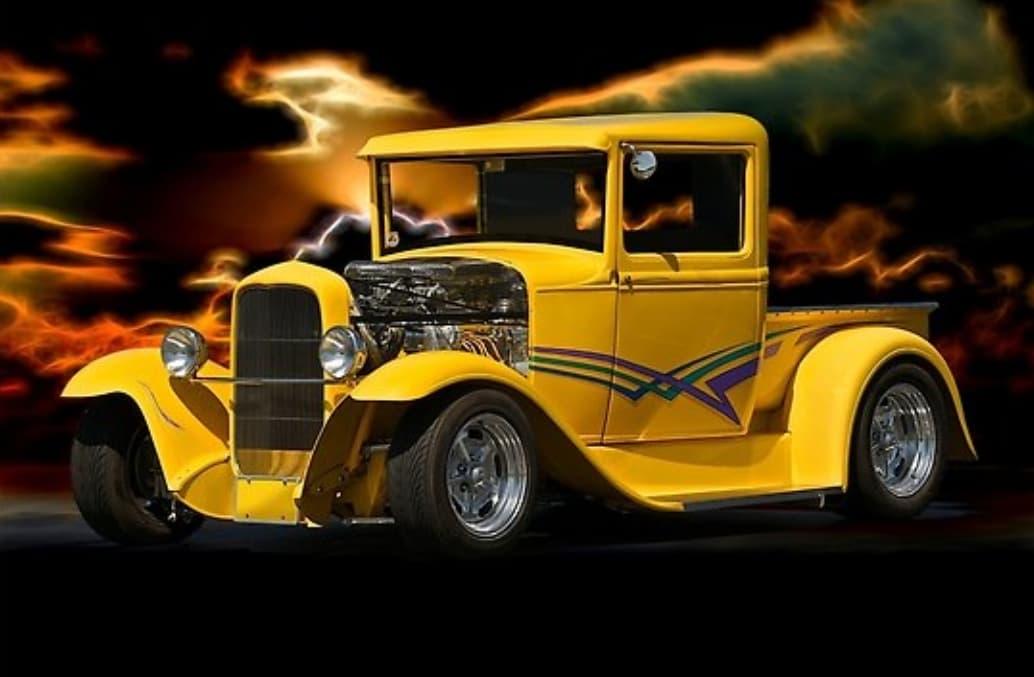 Hot Rod Yellow - Diamond Art Dezigns