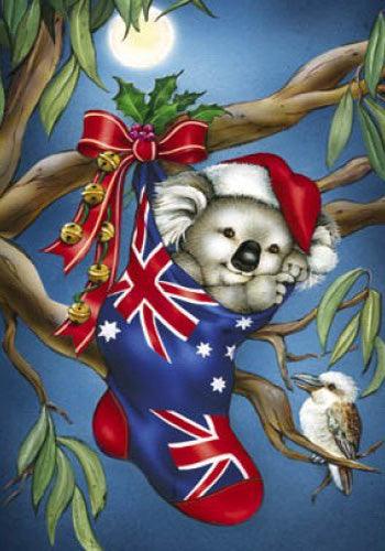 Christmas Koala - Full Drill 5D DIY Diamond Painting Kits - Diamond Art Dezigns