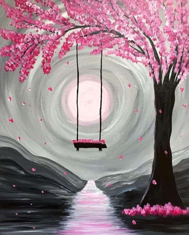 Pink Blossom Swing