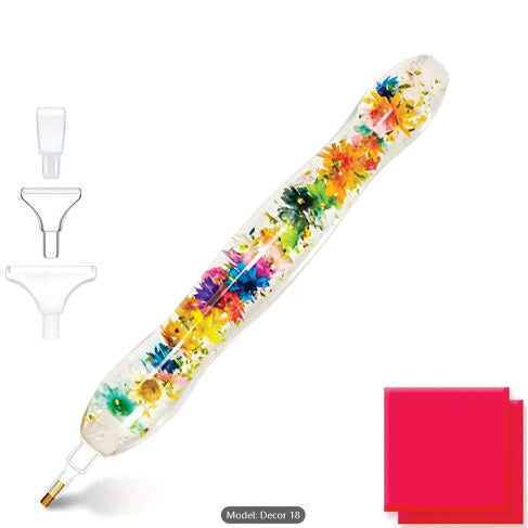 Diamond Art Pen - Rainbow Flower