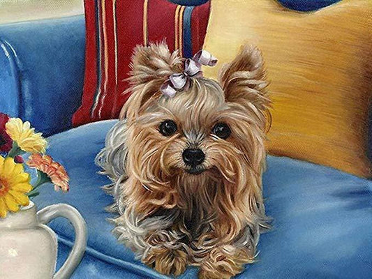 Silky Terrier - Full Drill 5D DIY Diamond Painting Kits - Diamond Art Dezigns